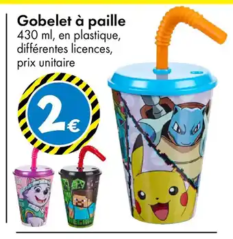 TEDi Gobelet à paille offre