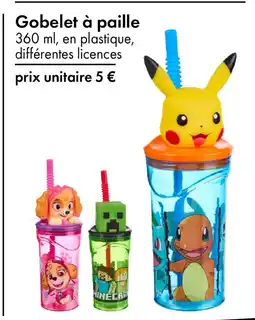 TEDi Gobelet à paille offre