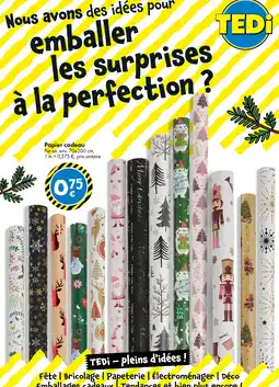 TEDi Papier cadeau offre