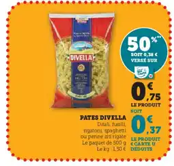 Super U DIVELLA Pates offre