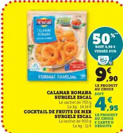 Super U ESCAL Calamar romana surgele offre