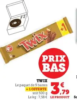 Super U TWIX offre
