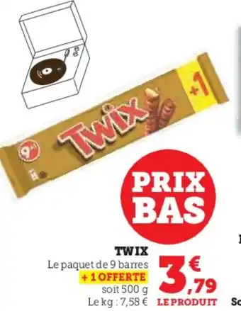 Super U TWIX offre