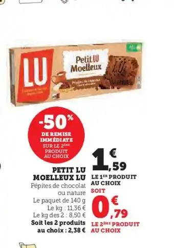 Super U LU Petit lu moelleux offre