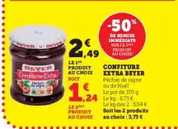 Super U BEYER Confiture extra offre