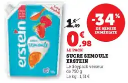 Super U ERSTEIN Sucre semoule offre