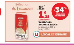 Super U BLOCH Rapidoats auguste offre