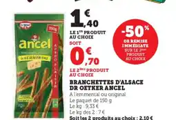 Super U ANCEL Branchettes d'alsace dr oetker offre