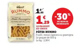 Super U RUMMO Pâtes offre