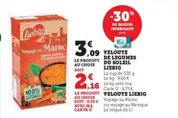 Super U LIEBIG Veloute liebig de legumes du soleil offre