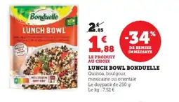 Super U BONDUELLE Lunch bowl offre