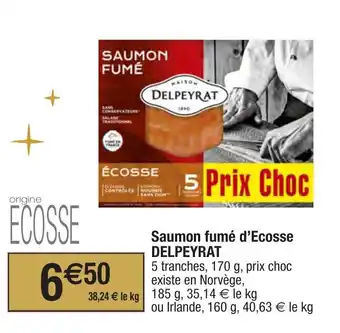 Migros Saumon fumé d'Ecosse offre