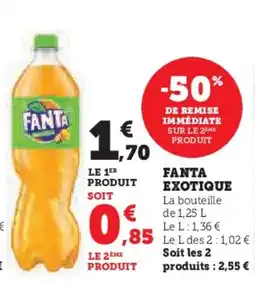 Super U FANTA Exotique offre