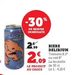 Super U DELIRIUM Biere offre
