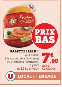 Super U ILLER Palette offre