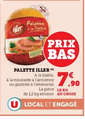 Super U ILLER Palette offre