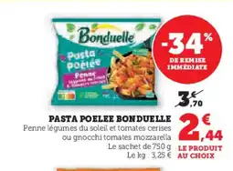 Super U BONDUELLE Pasta poelee offre