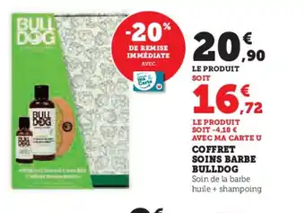 Super U BULLDOG Coffret soins barbe offre