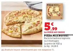 Super U MIX'BUFFET Pizza offre