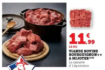 Super U Viande bovine bourguignon a mijoter offre