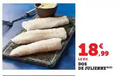 Super U Dos de julienne offre