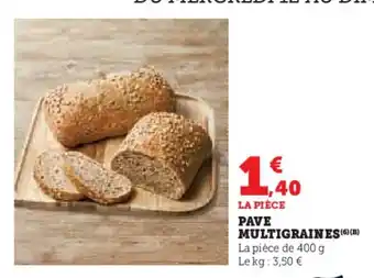 Super U Pave multigraines offre