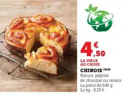 Super U Chinois offre