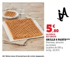 Super U Grille 6 parts offre