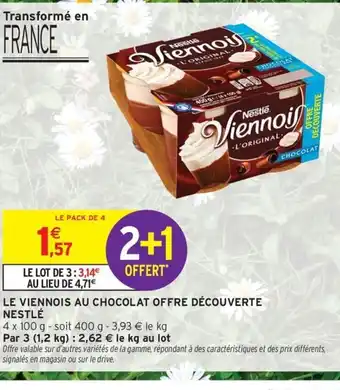 LE VIENNOIS Au chocolat offre découverte nestlé