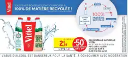 Intermarché Contact VITTEL Eau minérale naturelle offre