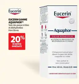 Auchan Parapharmacie EUCERIN Gamme aquaphor offre