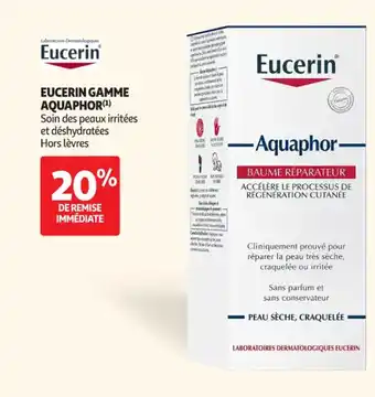 Auchan Parapharmacie EUCERIN Gamme aquaphor offre