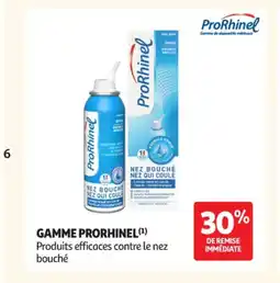 Auchan Parapharmacie PRORHINEL Gamme offre