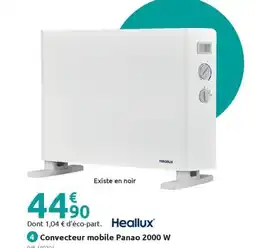 Mr Bricolage HEALLUX Convecteur mobile Panao 2000 W offre