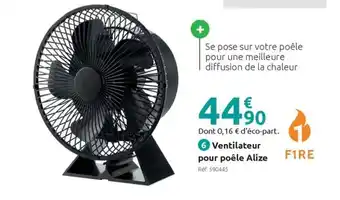 Mr Bricolage Ventilateur pour poêle Alize offre