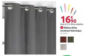 Rideau Atlas occultant thermique
