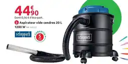 Mr Bricolage SCHEPPACH Aspirateur vide cendres offre