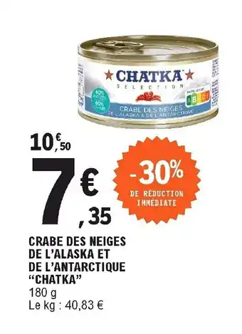 E.Leclerc Crabe Des Neiges offre