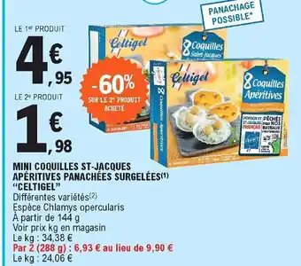 E.Leclerc Mini Coquilles St-Jacques offre
