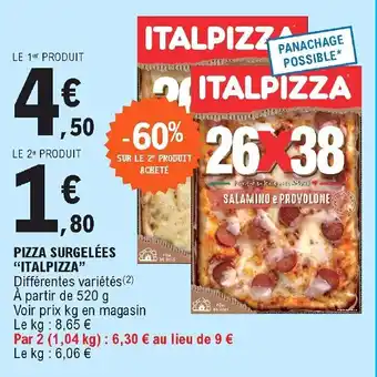 E.Leclerc Pizza Surgelées offre