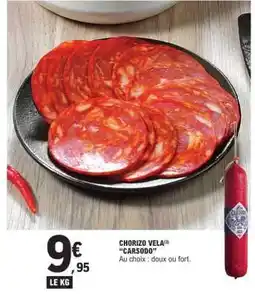 E.Leclerc CHORIZO VELA CARSODO offre