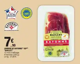 E.Leclerc Jambon de Bayonne offre
