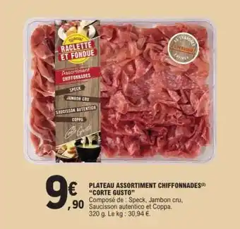 E.Leclerc PLATEAU ASSORTIMENT CHIFFONNADES CORTE GUSTO offre