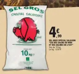 E.Leclerc SEL GROS SPÉCIAL SALAISON offre