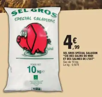 E.Leclerc SEL GROS SPÉCIAL SALAISON offre