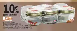 E.Leclerc Lot de 6 terrines offre
