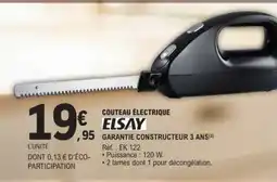 E.Leclerc Couteau Électrique ELSAY offre