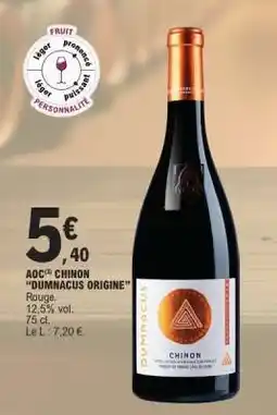 E.Leclerc AOC Chinon 'Dumnacus Origine' offre