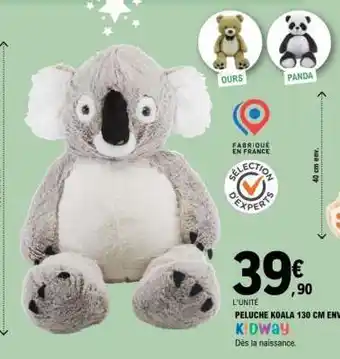 E.Leclerc PELUCHE KOALA 130 CM ENV offre
