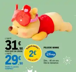 E.Leclerc PELUCHE WINNIE offre